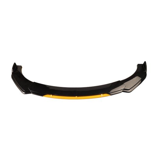 For Subaru Impreza WRX STI Front Bumper Lip Spoiler Splitter Glossy Black Yellow, US $52.70, image 2