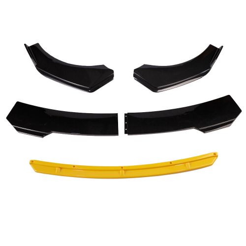 For Subaru Impreza WRX STI Front Bumper Lip Spoiler Splitter Glossy Black Yellow, US $52.70, image 5