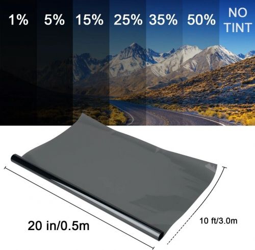 Window Tint Film 5% VLT UV Block Uncut Roll 20in x10ft For Car Home Office Glass, US $4.99, image 10