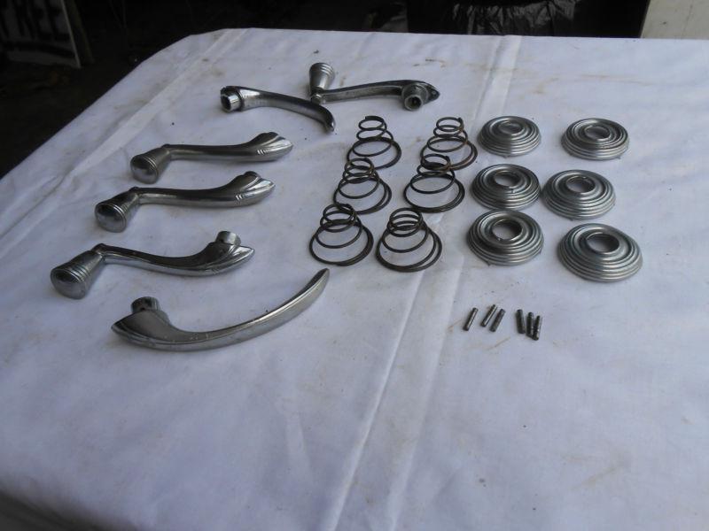 1949 plymouth 2 door coupe  interior window lock w/handles complete  set        