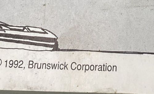 GENUINE MERCURY 90-821047930 ALPHA I OPERATION & MAINTENANCE MANUAL 4 CYL 1992, US $44.19, image 2