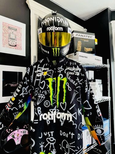 Custom Ken Block Hoonipigasus Race Suit With Free Helmet! Karting Sublimation, US $199.99, image 9