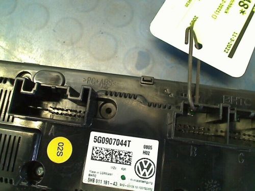 OPERATING CLIMATE CONTROL Volkswagen Golf VII (AUA) 2013 5g0907044t #180756-, US $, image 2