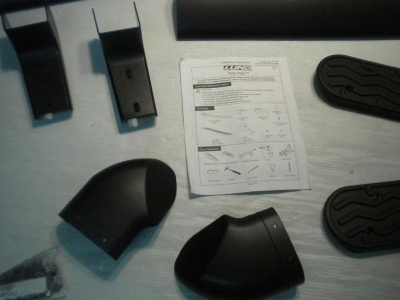 Lund 271010 StepRails Elliptical Black Aluminum Step SCRATCHES FIRE SALE, US $120.69, image 5