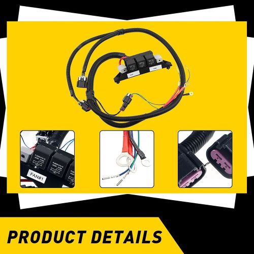 674-00923 Stand Alone Electric Fan Harness Fit For Chevy Silverado Tahoe, US $52.02, image 4