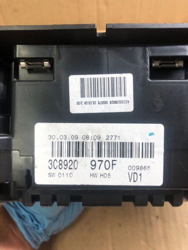 2009-2012 VOLKSWAGEN CC INSTRUMENT CLUSTER SPEEDOMETER P/N 3C8920970F, US $42.00, image 3