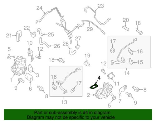 Genuine Ford Turbocharger Gasket BL3Z-9450-C, US $20.99, image 4