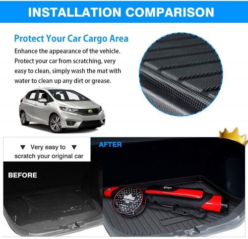 Car Cargo Trunk Mats Compatible Fit for 2014-2018 Jeep Cherokee TPO Trunk Liners, US $39.73, image 7