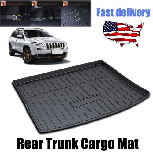 Car Cargo Trunk Mats Compatible Fit for 2014-2018 Jeep Cherokee TPO Trunk Liners, US $39.73, image 19