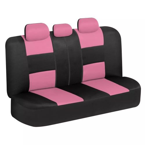 Pink Car Seat Covers - Full Set Split Bench PolyPro w/Headrest Covers, US $47.84, image 6