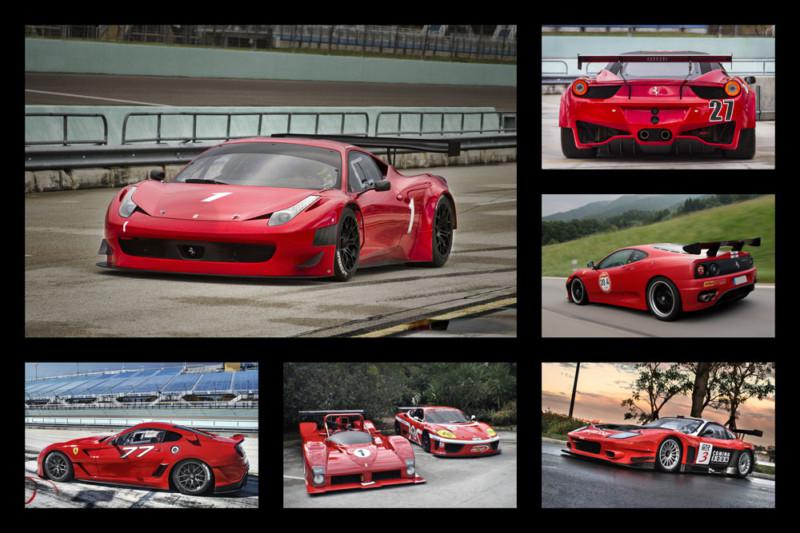 Ferrari 458 f458 599 f599 gt3 575 gtc hd poster super car print multi sizes