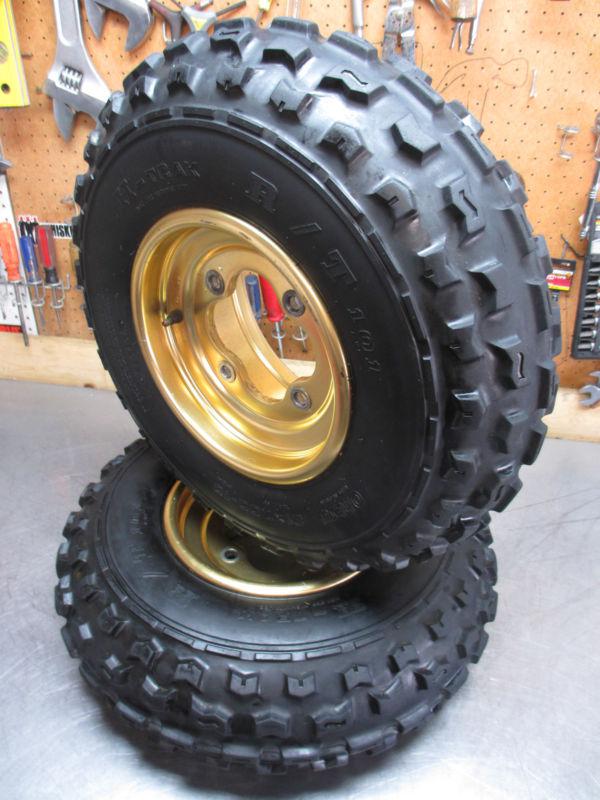 Oem front wheels ohtsu tires *nice* 250r trx 400ex atc 450r 300ex trx250r 400x  