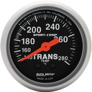 Autometer sportcomp transmission temp gauge 2 1/16th mech. #3351