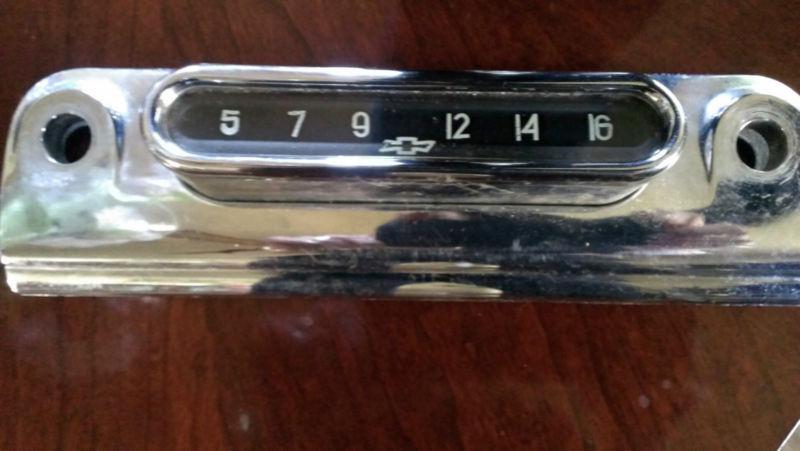 1954 chevrolet am radio face plate great display item