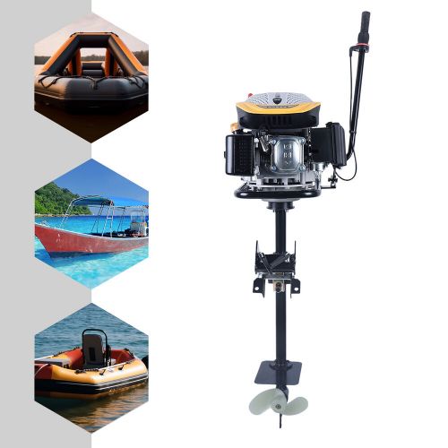 4 Stroke 4.3kw Outboard Motor Fishing Boat Engine Air Cooling TCI System 225CC, US $461.07, image 20