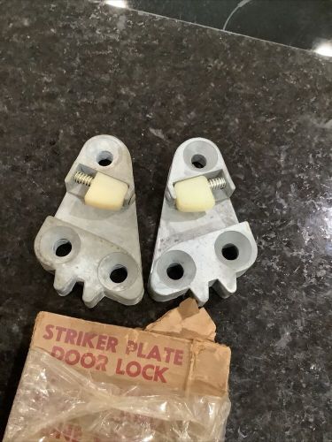 Nos 1956 ford truck door stricker plates lh rh