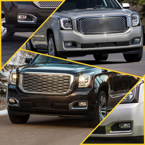 Fit For 2015-2020 GMC Yukon XL etc Right & Left Side Fog Light Cover Pair EPO, US $61.99, image 3