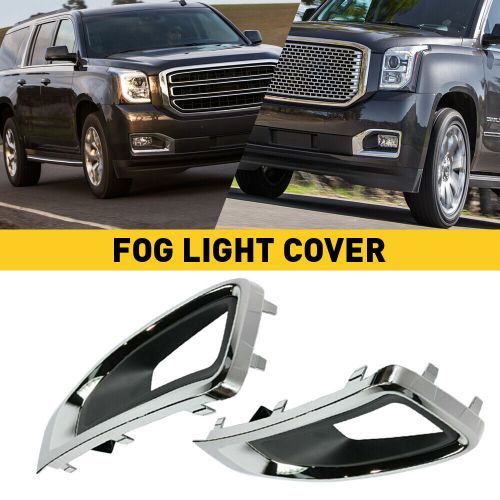 Fit For 2015-2020 GMC Yukon XL etc Right & Left Side Fog Light Cover Pair EPO, US $61.99, image 7