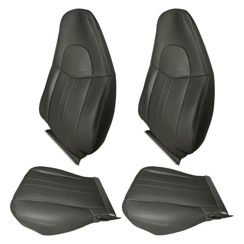 DRIVER & PASSENGER SEAT COVER DARK GRAY FOR 2003-14 CHEVY EXPRESS 1500 2500 VAN, US $131.70, image 2