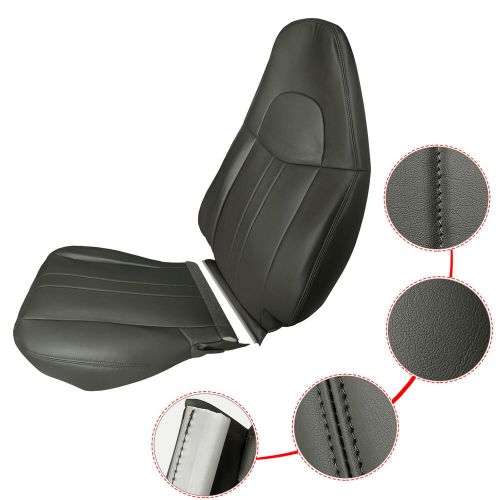 DRIVER & PASSENGER SEAT COVER DARK GRAY FOR 2003-14 CHEVY EXPRESS 1500 2500 VAN, US $131.70, image 4