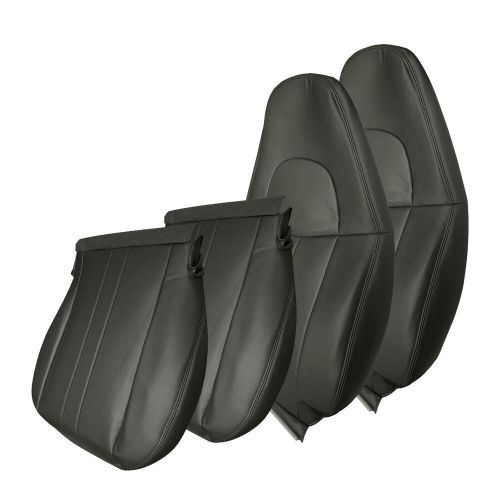 DRIVER & PASSENGER SEAT COVER DARK GRAY FOR 2003-14 CHEVY EXPRESS 1500 2500 VAN, US $131.70, image 7