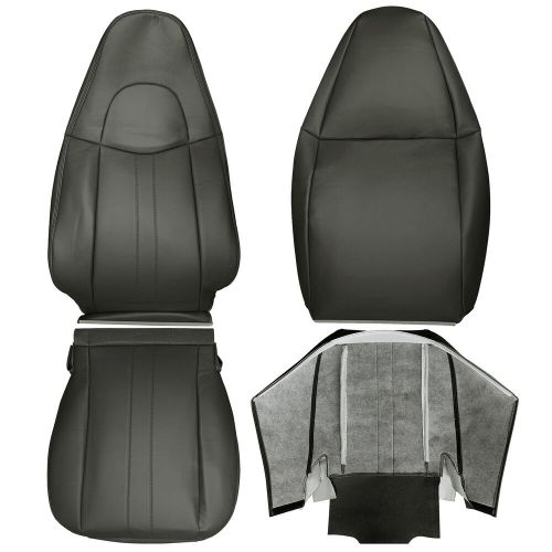 DRIVER & PASSENGER SEAT COVER DARK GRAY FOR 2003-14 CHEVY EXPRESS 1500 2500 VAN, US $131.70, image 8