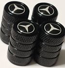 4 pc auto tire valve stem caps air dust covers car mercedes wheels black silver