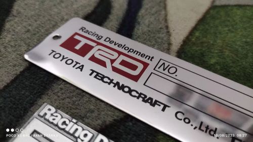 Fits For Toyota Data ID PlateTRD Levin Celica Trueno Corolla Supra Sport Type, US $137.70, image 4