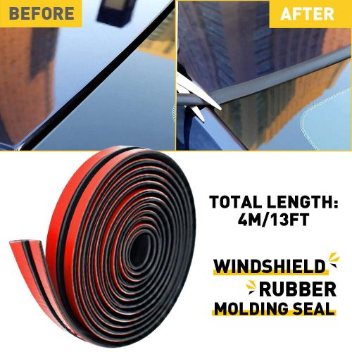 4M Car Windshield Roof Seal Noise Insulation Rubber Strip Sticker Accessories D, US $11.99, image 8