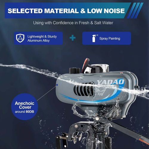 3.5HP 2Stroke 2.5KW Outboard Motor Fishing Boat Engine CDI Water Cooling System, US $199.19, image 15