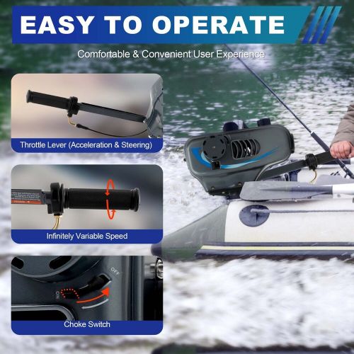 3.5HP 2Stroke 2.5KW Outboard Motor Fishing Boat Engine CDI Water Cooling System, US $199.19, image 16