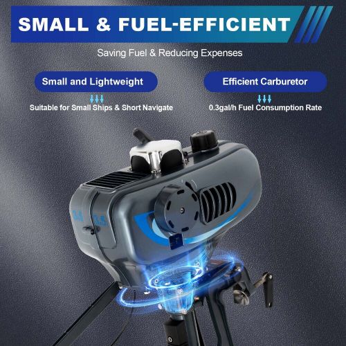 3.5HP 2Stroke 2.5KW Outboard Motor Fishing Boat Engine CDI Water Cooling System, US $199.19, image 17