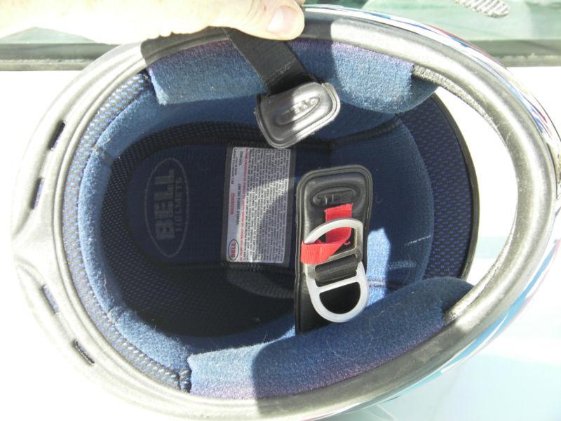 Classic Bell Full Helmet - Red White Blue Black Patriotic Thunderbolt 7 3/4-62cm, US $35.99, image 11