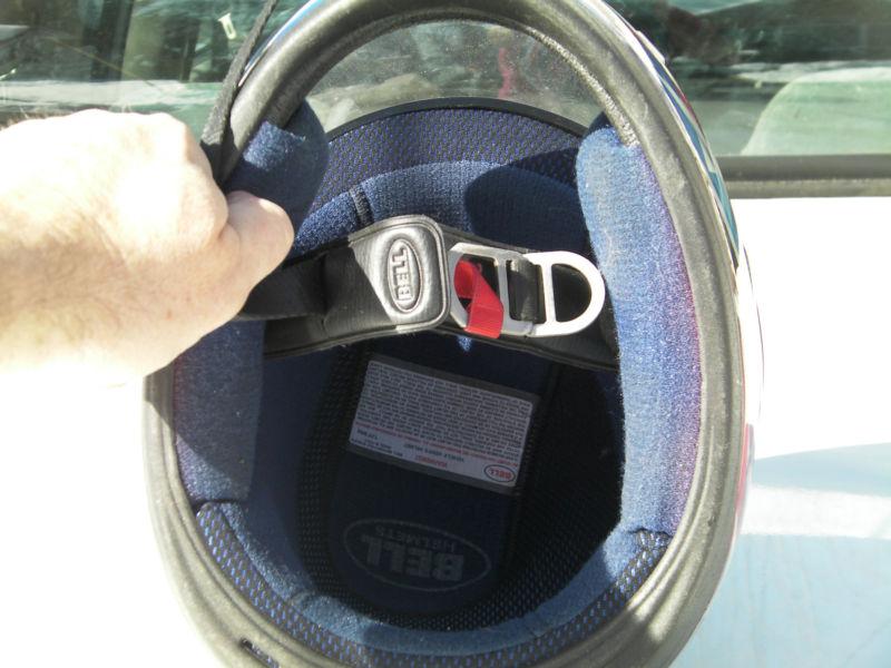 Classic Bell Full Helmet - Red White Blue Black Patriotic Thunderbolt 7 3/4-62cm, US $35.99, image 12