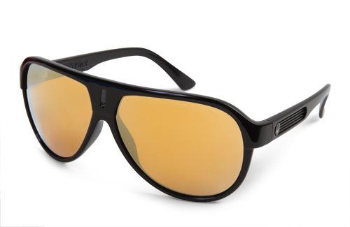 Dragon experience ii sunglasses, black gold frame/gold ionized lens