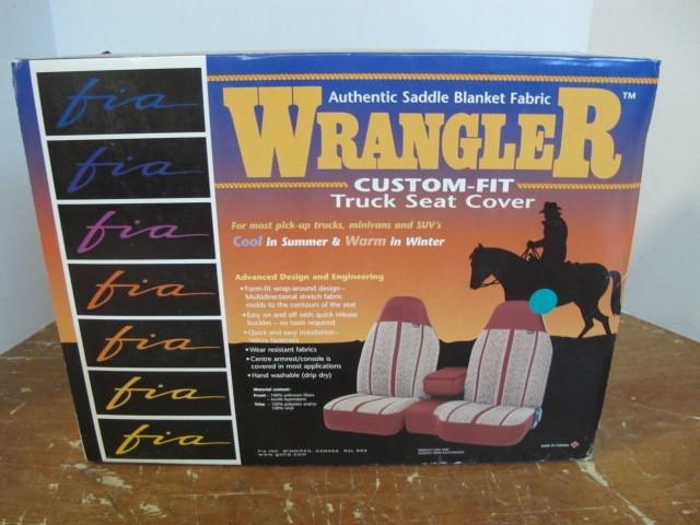 Fia wran tr48-5 universal fit truck bucket seat blanket fabric cover set gray