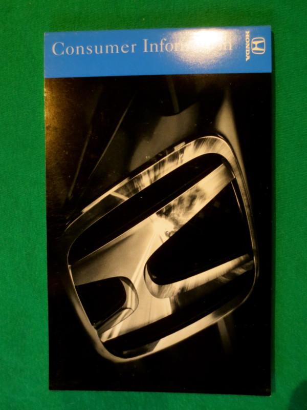 2010 10 honda Fit Owners Manual J12, US $44.50, image 5
