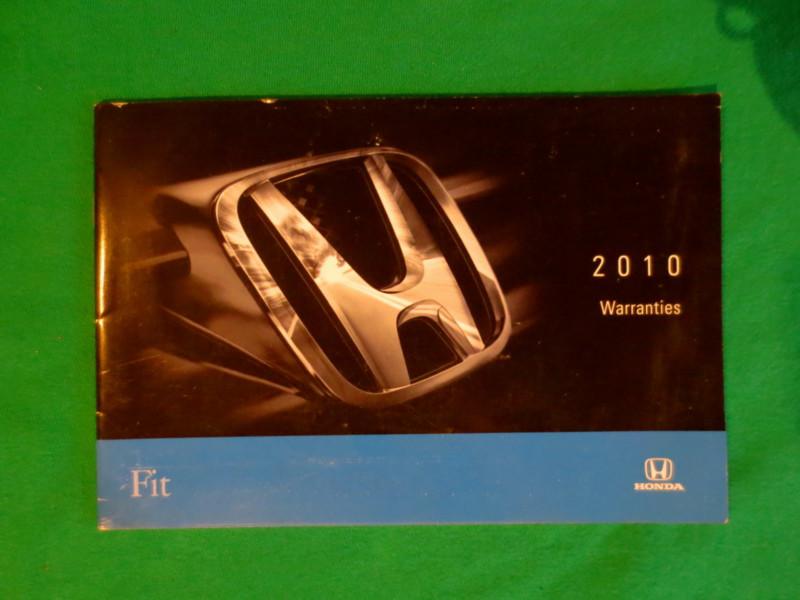 2010 10 honda Fit Owners Manual J12, US $44.50, image 6