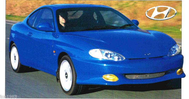 1999 Hyundai TIBURON FX IMP Brochure, US $10.00, image 2