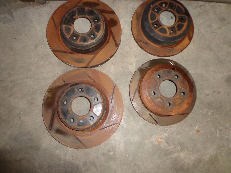 Find 0506 Pontiac GTO Brake Rotors Slotted Set Upgrade Front Rear