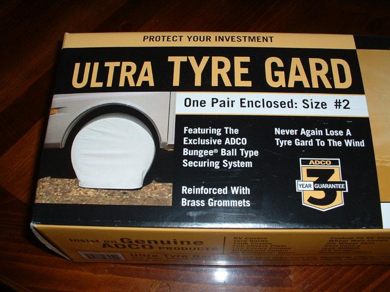 New adco 3952 polar white ultra tyre gard 30-32" set of 2  700x15 through10x17.5