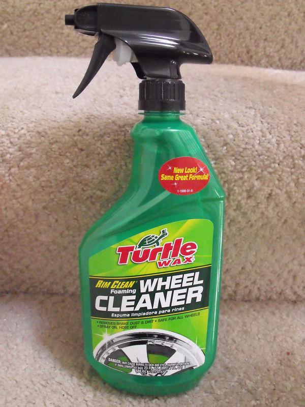 *nwt*turtle wax rim clean foaming wheel cleaner 23 oz