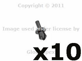  bmw e36 e39 rivet for convertible top, fender liner (set of 10) genuine