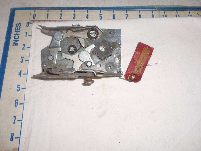 1950-51 ford door lock mech. 4d00r rear left-oa-7326413