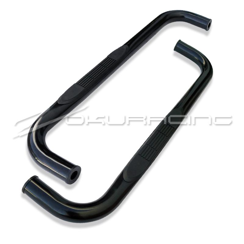 2002-2008 dodge ram reg cab 3" black nerf bars side step running board