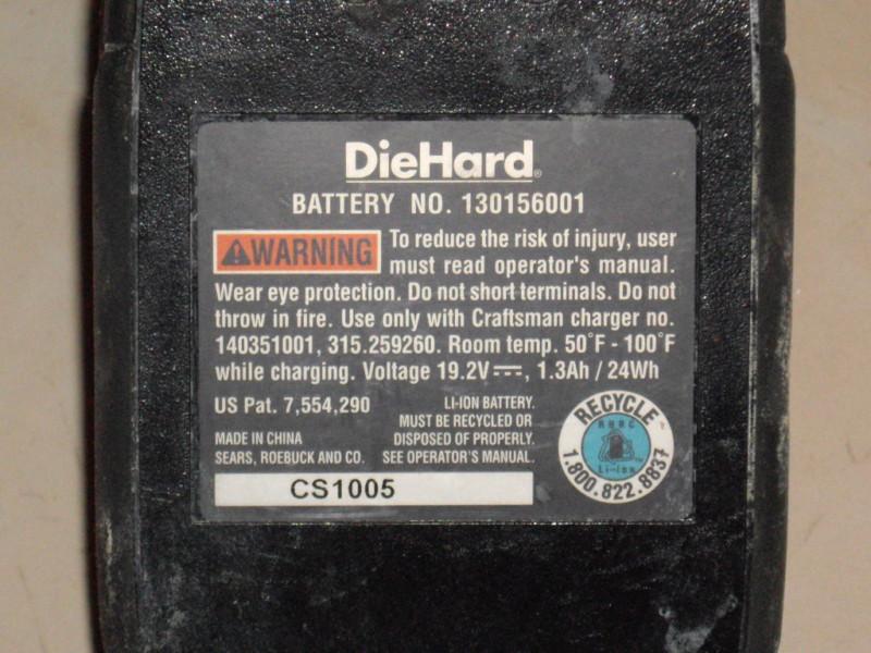 Sears die hard 19.2 battery Packs for rebuild, US $4.99, image 2