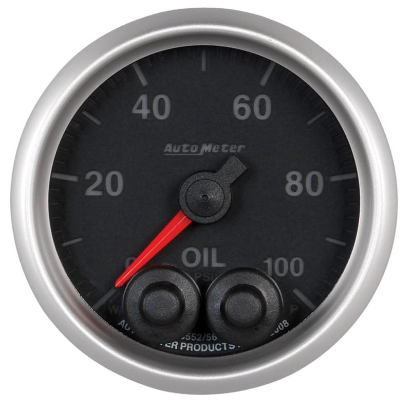 Find Auto Meter 5652 Elite Series; Oil Pressure Gauge in Chino