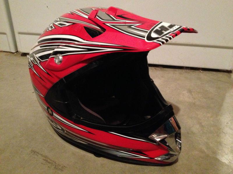 Hjc cl-x5 arena motocross motorcycle orv full face helmet -youth xl, adult small