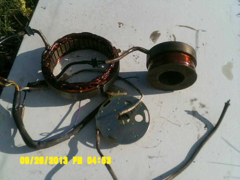  1978 honda` cb 750k  generator rotor and stater  and points condenser 