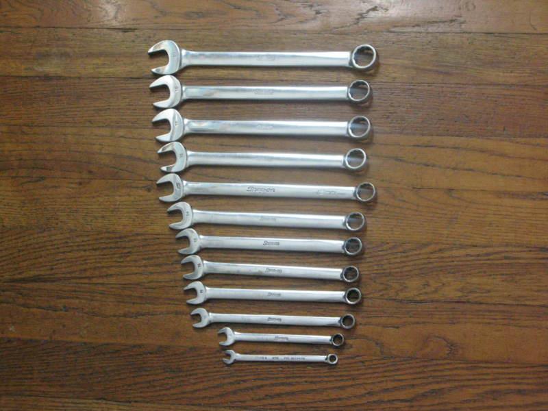 Snap on oexm 12 piece combination wrench set metric  6 - 19mm